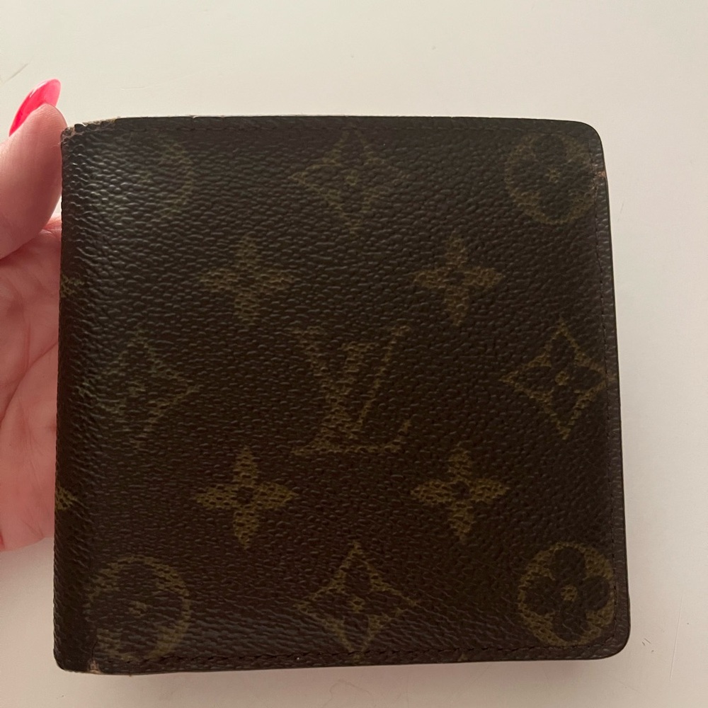 Louis Vuitton Vintage Mens Brown Monogram Portefeiulle Marco Wallet
